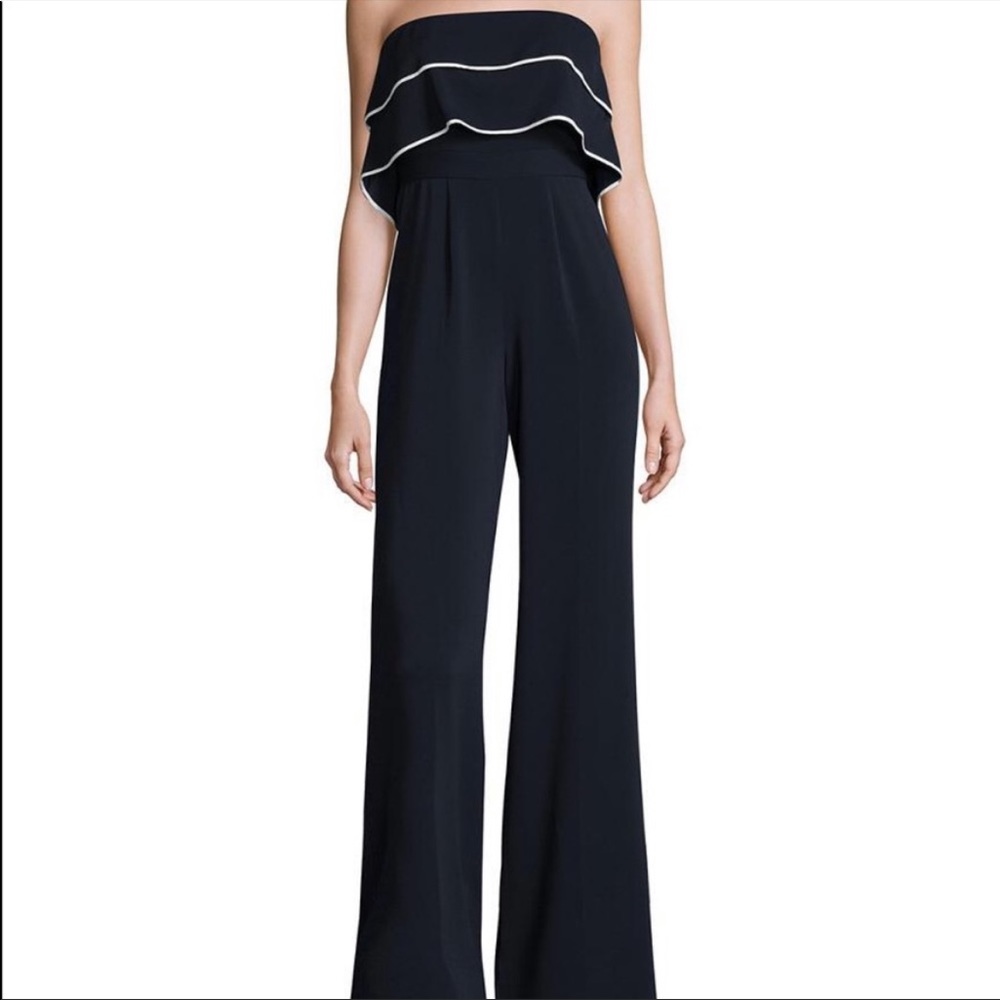 Jay Godfrey Johnston Strapless Jumpsuit